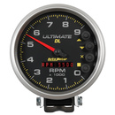 5" Varvräknare, 0-9000 RPM, PEDESTAL, ULTIMATE DL PLAYBACK, BLACK