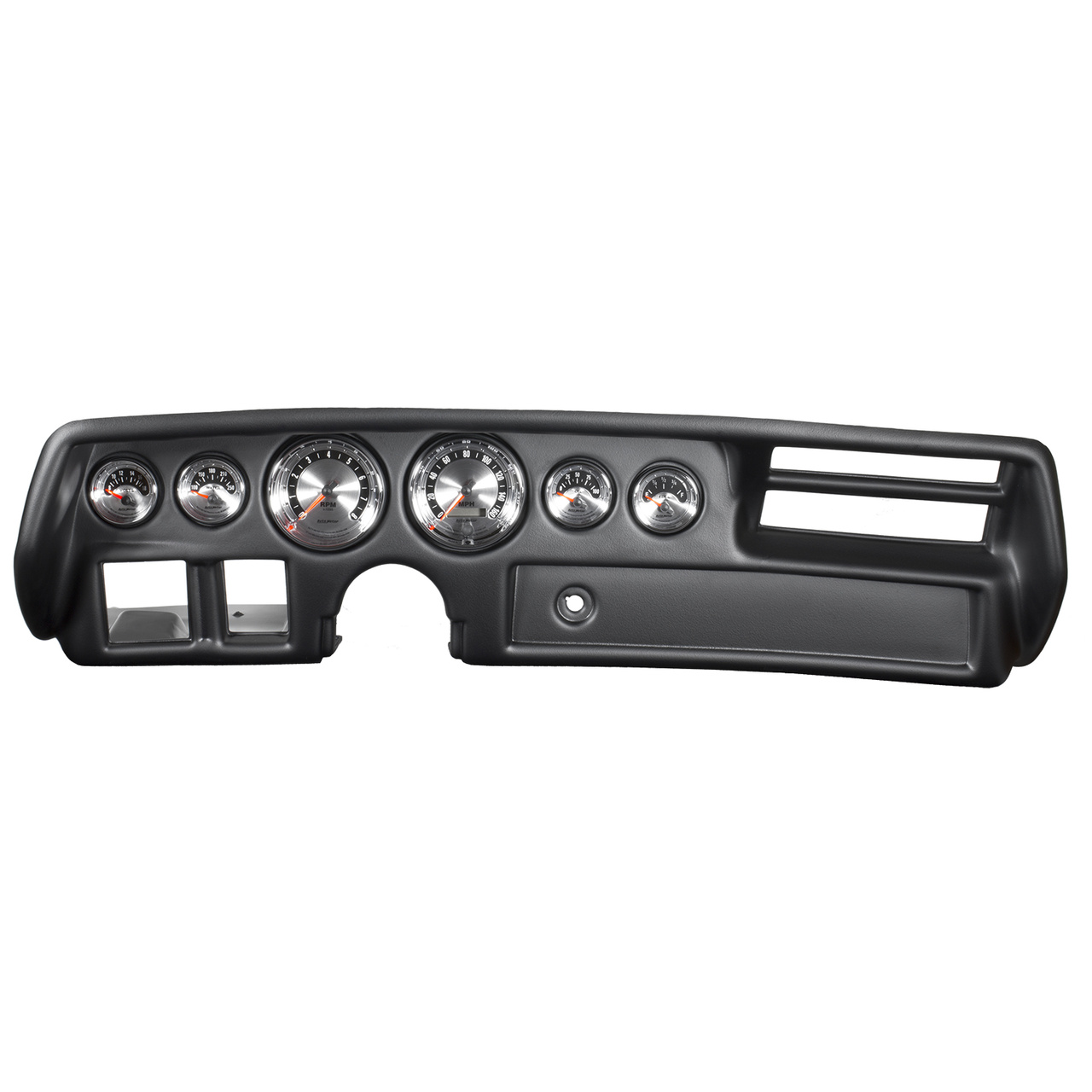 6-mätarpanel, direktmontering, CHEVELLE / EL CAMINO / MALIBU 70-72, AMERICAN MUSCLE