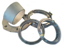 Holset HX40 Intern WG - 3" v-band kit RF