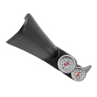 Mätarhållare A-stolpe, 0-35 PSI/0-1600 °F, 01-07 GM FULL-SIZE TRUCK W/O SPEAKER, ULTRA-LITE