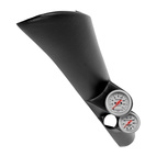 Mätarhållare A-stolpe, 0-35 PSI/0-1600 °F, 98-02 DODGE RAM, ULTRA-LITE