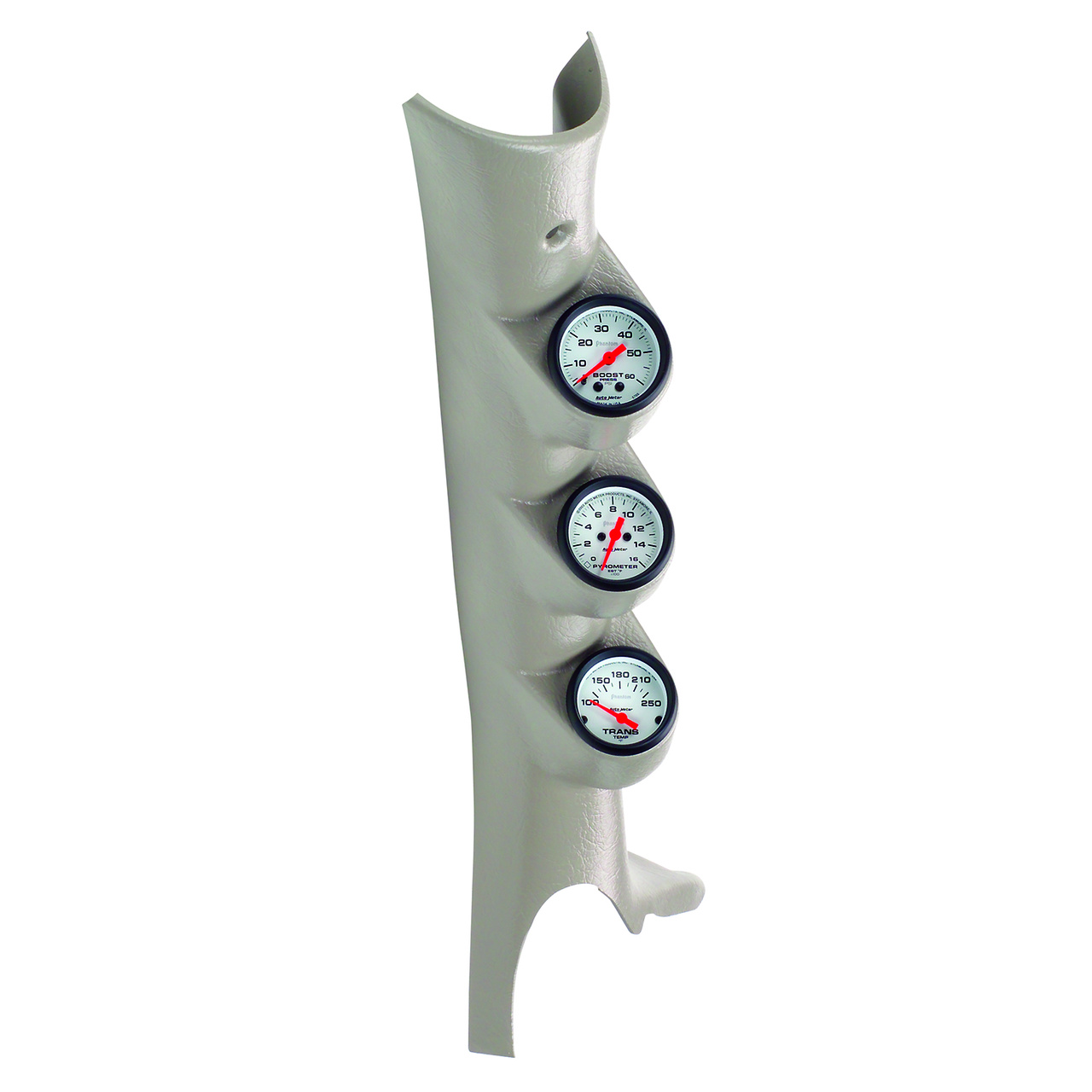 Mätarhållare A-stolpe, 100-250 °F/0-60 PSI/0-1600 °F, 03-09 DODGE RAM, PHANTOM