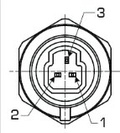 Oljetryck / Bränsletrycksgivare 1/8" NPT