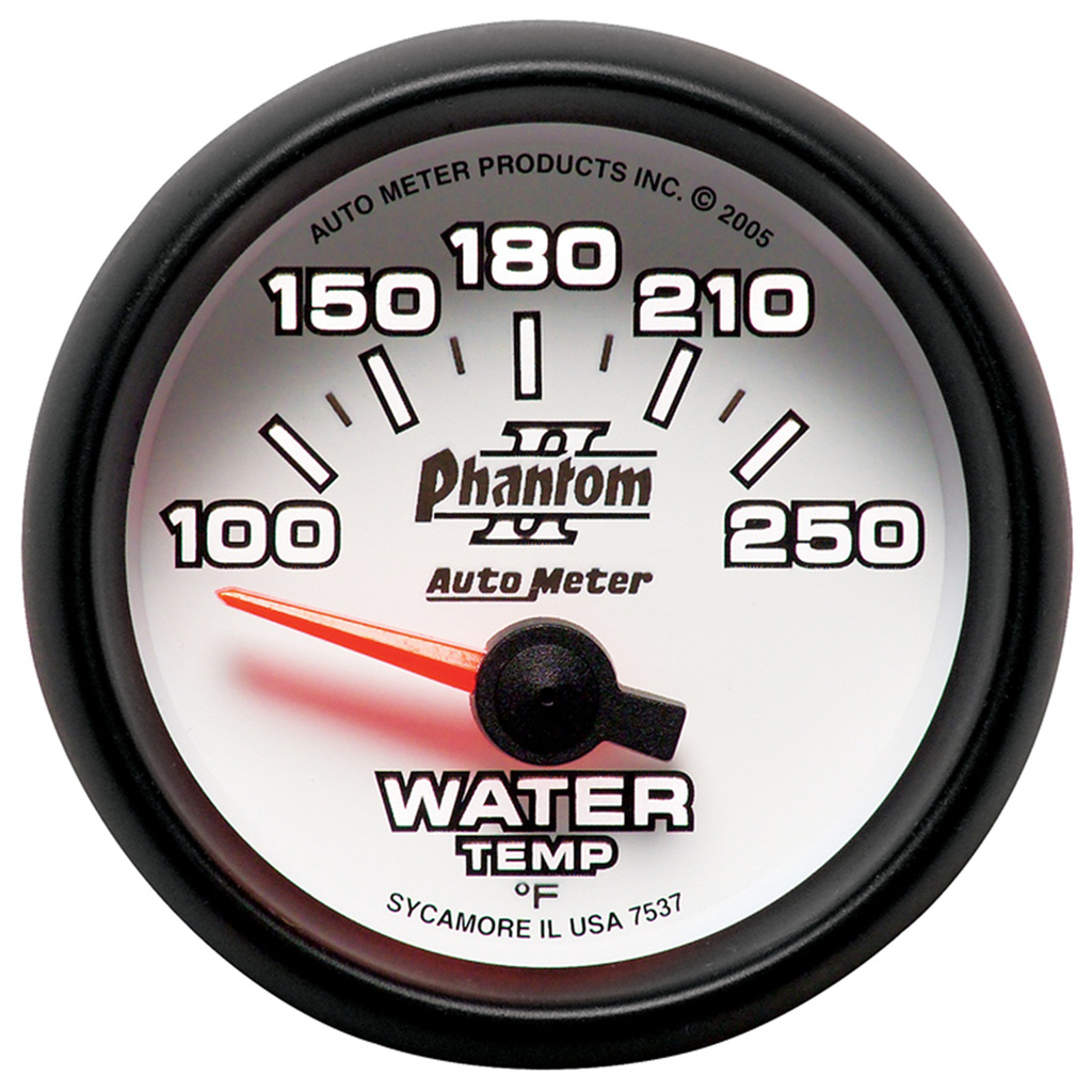 2-1/16" Vattentemperatur, 100-250 °F, PHANTOM II