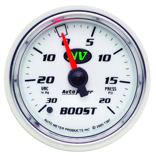 2-1/16" Laddtryck/Vacuum, 30 IN HG/20 PSI, NV
