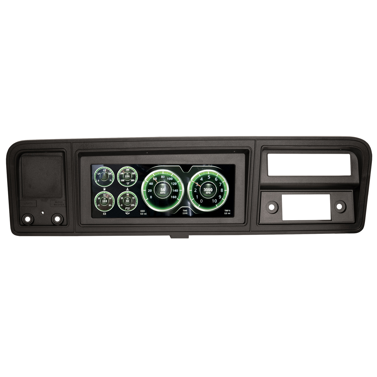 INVISION LCD DASH KIT, 73-79 FORD TRUCK, DIRECT FIT DIGITAL DASH