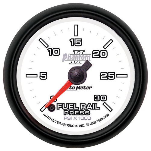 2-1/16" Fuel-Rail Tryck 0-30K PSI, PHANTOM II