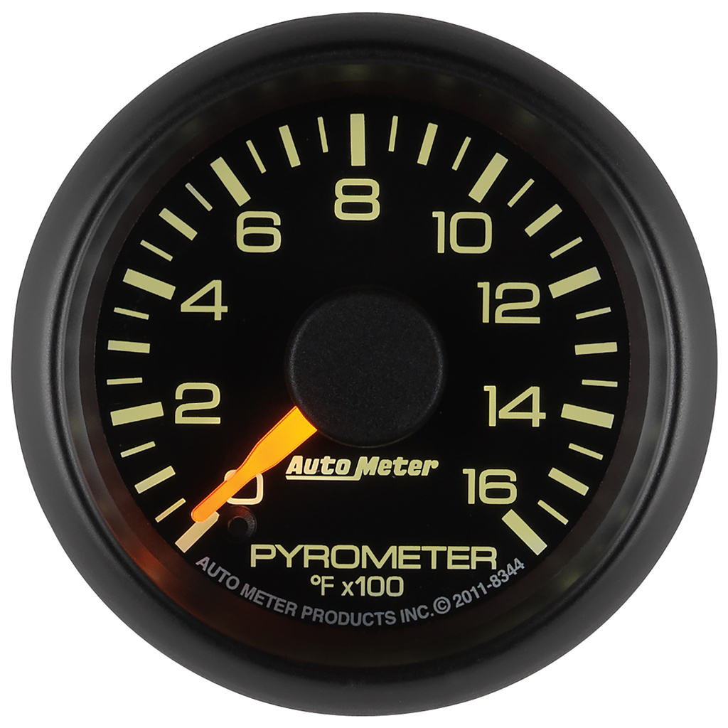 2-1/16" Pyrometer, 0-1600 °F, GM FACTORY MATCH