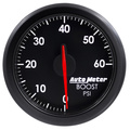 2-1/16" Laddtryck, 0-60 PSI, AIRDRIVE, BLACK