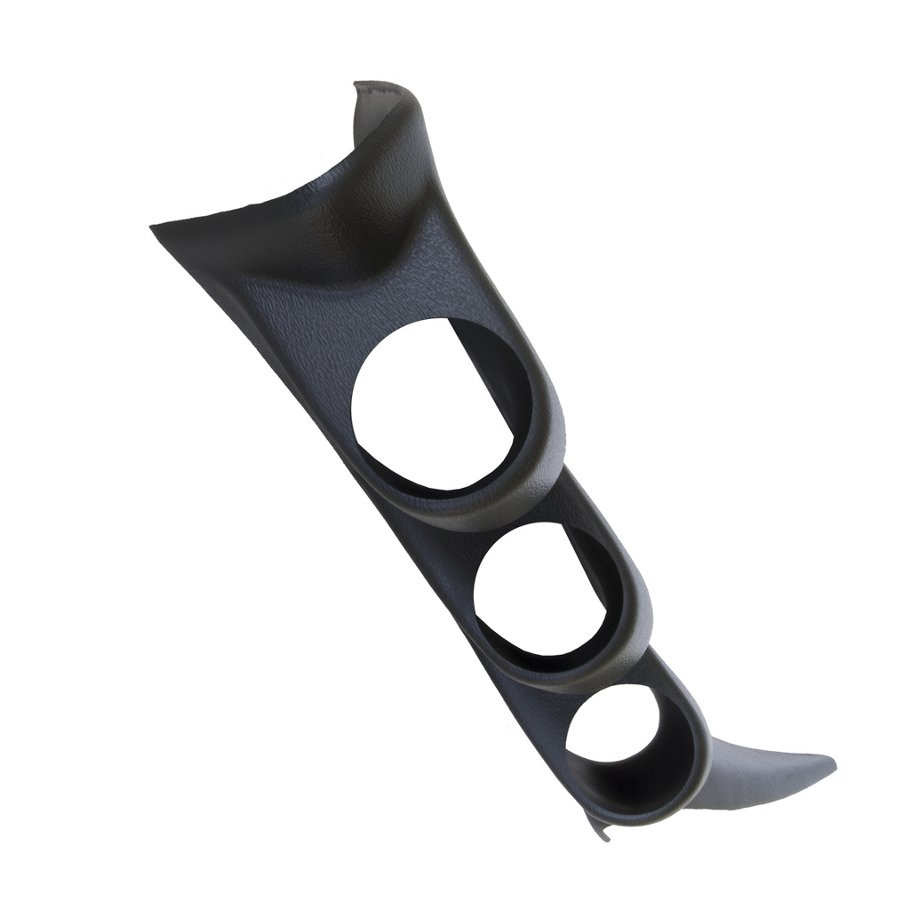 Mätarhållare A-stolpe, 100-250 °F/0-35 PSI/0-1600 °F, 01-07 GM FULL-SIZE TRUCK W/ SPEAKER, GM FACTORY MATCH