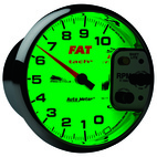 5" Varvräknare, 0-10,000 RPM, WHITE, PRO-CYCLE