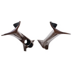 A-PILLAR SET, FULL, DUAL, 2-1/16", WOOD GRAIN, SUPER DUTY 99-07