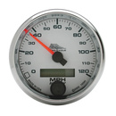 2-5/8" Hastighetsmätare,, 0-120 MPH, WHITE, PRO-CYCLE