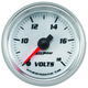 2-1/16" Voltmätare, 8-18V, WHITE, PRO-CYCLE