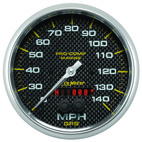 5" GPS Hastighetsmätare,, 0-140 MPH, MARINE CARBON FIBER
