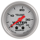 2-1/16" Vattentryck, 0-35 PSI, MARINE SILVER ULTRA-LITE