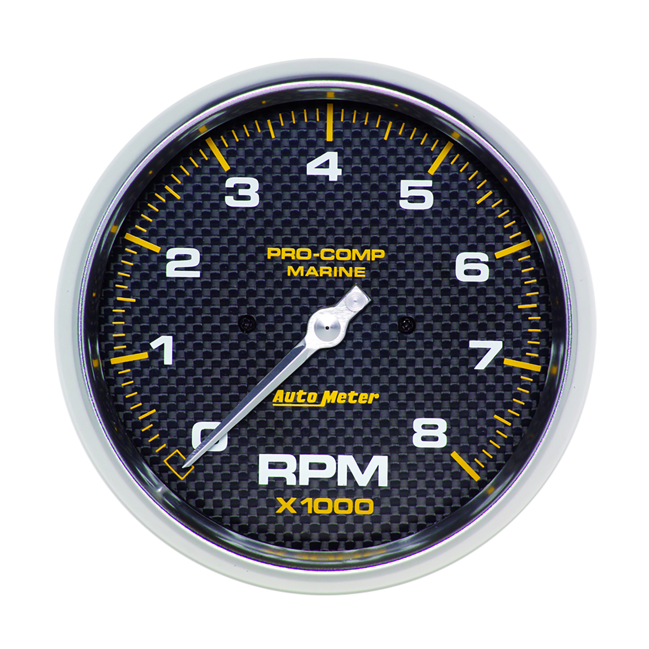 5" Varvräknare, 0-8,000 RPM, MARINE CARBON FIBER