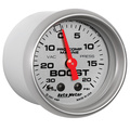 2-1/16" VACUUM/Laddtryck, 30 IN HG/20 PSI, MARINE SILVER ULTRA-LITE