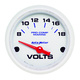 2-1/16" Voltmätare, 8-18V, MARINE WHITE