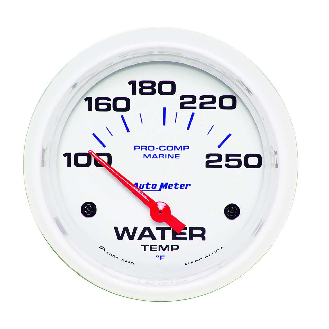 2-5/8" Vattentemperatur, 100-250 °F, MARINE WHITE