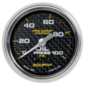 2-1/16" Oljetryck, 0-100 PSI, MARINE CARBON FIBER