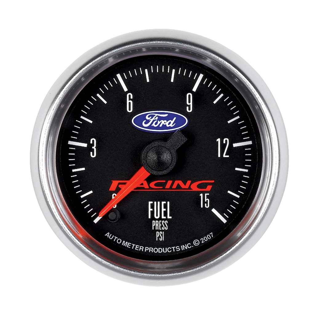 2-1/16" Bränsletryck, 0-15 PSI, FORD RACING