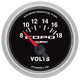 2-1/16" Voltmätare, 18V, ELECTRIC, COPO