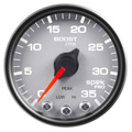 2-1/16" Laddtryck, 0-35 PSI, SPEK-PRO, Silver/Svart