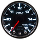 2-1/16" Voltmätare, 0-16V, SPEK-PRO, Svart/Svart
