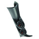 Mätarhållare A-stolpe, 0-35 PSI/2000 °F, 01-07 GM FULL-SIZE TRUCK, W/O SPEAKER, SPEK-PRO, BLACK DIAL, BLACK BEZEL, FLAT ANTIGLARE LENS