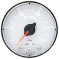 2-1/16" Bränsletryck, 0-30 PSI, SPEK-PRO, Vit/Svart