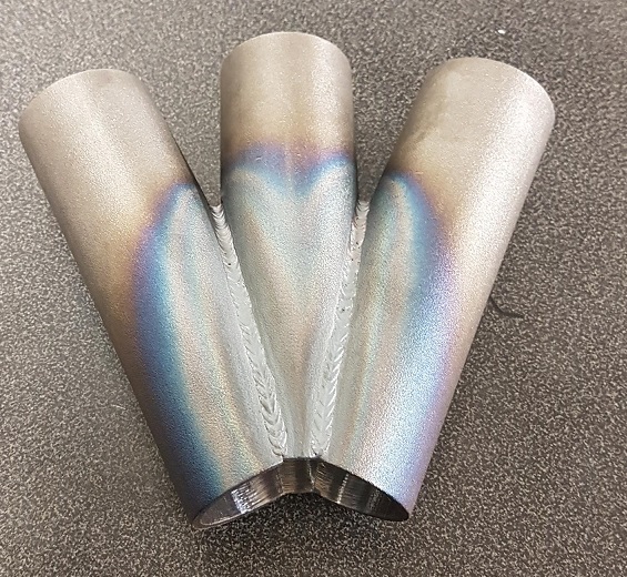 Kollektor 3 cylindrar rak stål