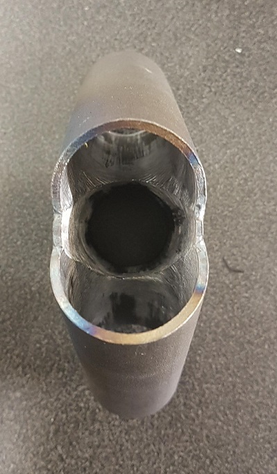 Kollektor 3 cylindrar rak stål