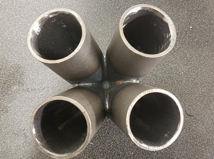 Kollektor 4 cylindrar stål