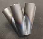 Kollektor 5 cylindrar stål