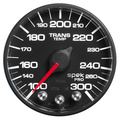 Mätarhållare A-stolpe, 0-60 PSI/0-2000 °F/100-300 °F, 08-10 FORD SUPERDUTY, SPEK-PRO, BLACK DIAL, BLACK BEZEL, FLAT ANTIGLARE LENS