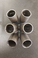 Kollektor 6 cylindrar rak stål