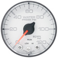2-1/16" Vattentryck, 0-120 PSI, SPEK-PRO, Vit/Svart