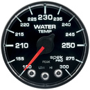2-1/16" Vattentemperatur, 100-300 °F, SPEK-PRO, Svart/Svart, ECU