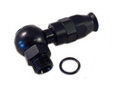 1/8" NPT - AN3 Banjo 90° kortböj - Slangkoppling PTFE