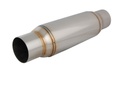 Ljuddämpare 2,5" fullflödes Rostfritt