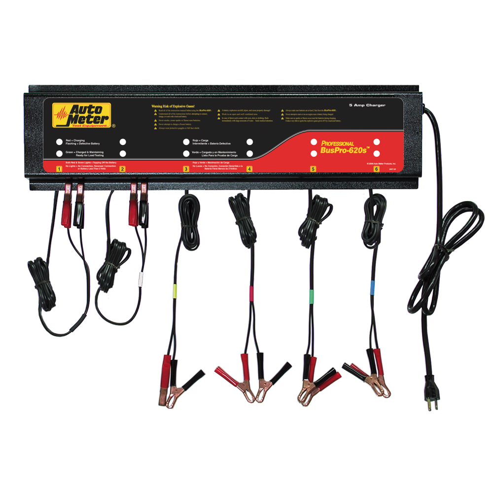 BUSPRO-620S; Smart Battery Charger - 6 Channel, 230v 5 amp