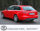 A6 (4F) 2WD Sedan/Avant 2.0TFSi år 2005-2011 Sportavgassystem