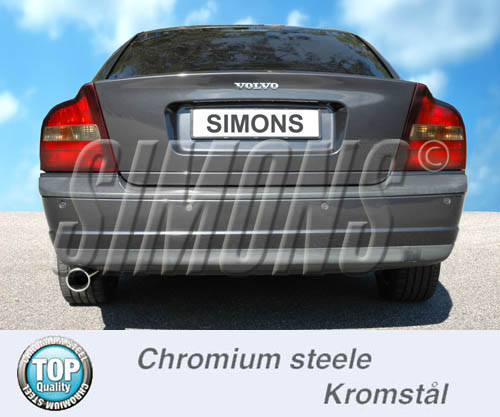 S80 2.4 140-170hp år 1998-2006; S80 2.4TD 131hp år 2001-2006 Sportavgassystem