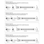 In-tank monteringskit bränslepump för E85 (dual pumps)