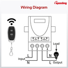 Fjärrstyrt Relä 30A