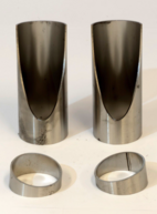 Kollektor Ø38.0mm 30° 2to1 Rostfritt