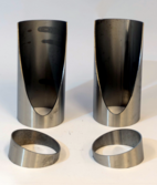 Kollektor Ø63,5mm 30° 2to1 Rostfritt