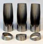 Kollektor Ø42.0mm 26° 3to1 Rostfritt