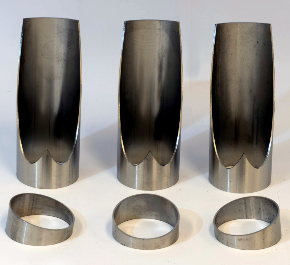 Kollektor Ø57.0mm 26° 3to1 Rostfritt